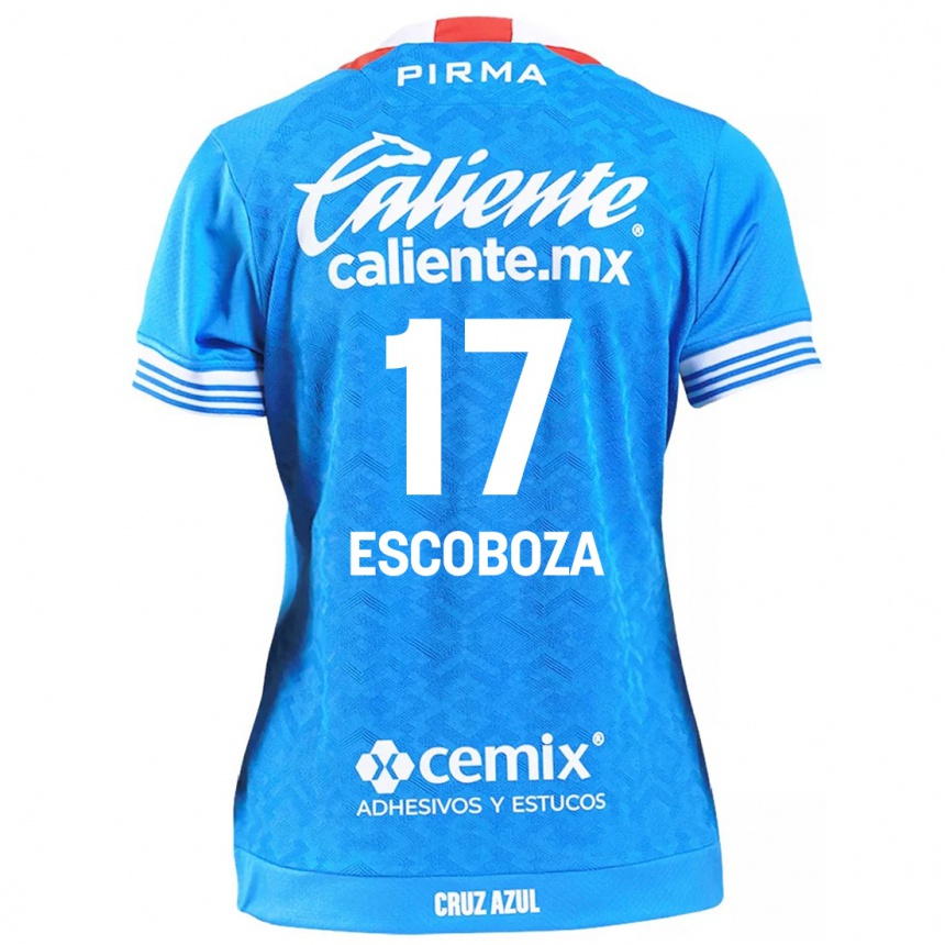 Kinder Fußball Alonso Escoboza #17 Himmelblau Heimtrikot Trikot 2024/25 T-Shirt Luxemburg