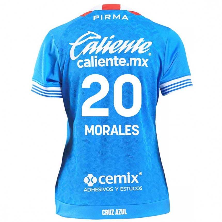 Kinder Fußball Iván Morales #20 Himmelblau Heimtrikot Trikot 2024/25 T-Shirt Luxemburg