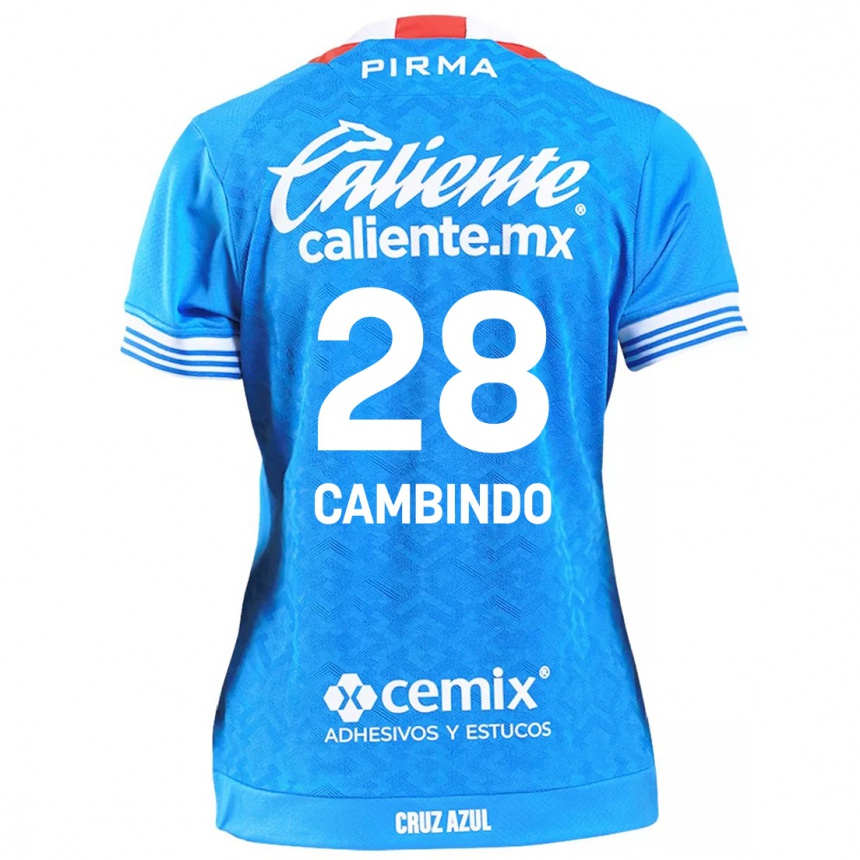 Kinder Fußball Diber Cambindo #28 Himmelblau Heimtrikot Trikot 2024/25 T-Shirt Luxemburg