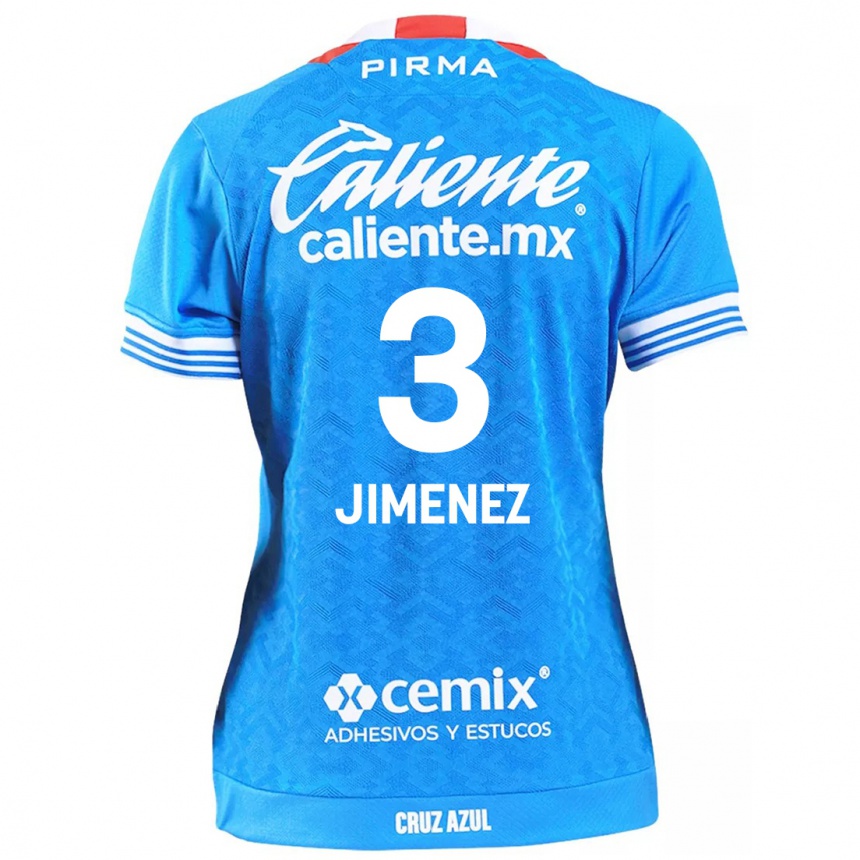 Kinder Fußball Jaiber Jimenez #3 Himmelblau Heimtrikot Trikot 2024/25 T-Shirt Luxemburg