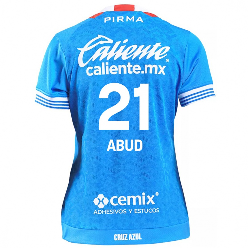 Kinder Fußball Karime Abud #21 Himmelblau Heimtrikot Trikot 2024/25 T-Shirt Luxemburg