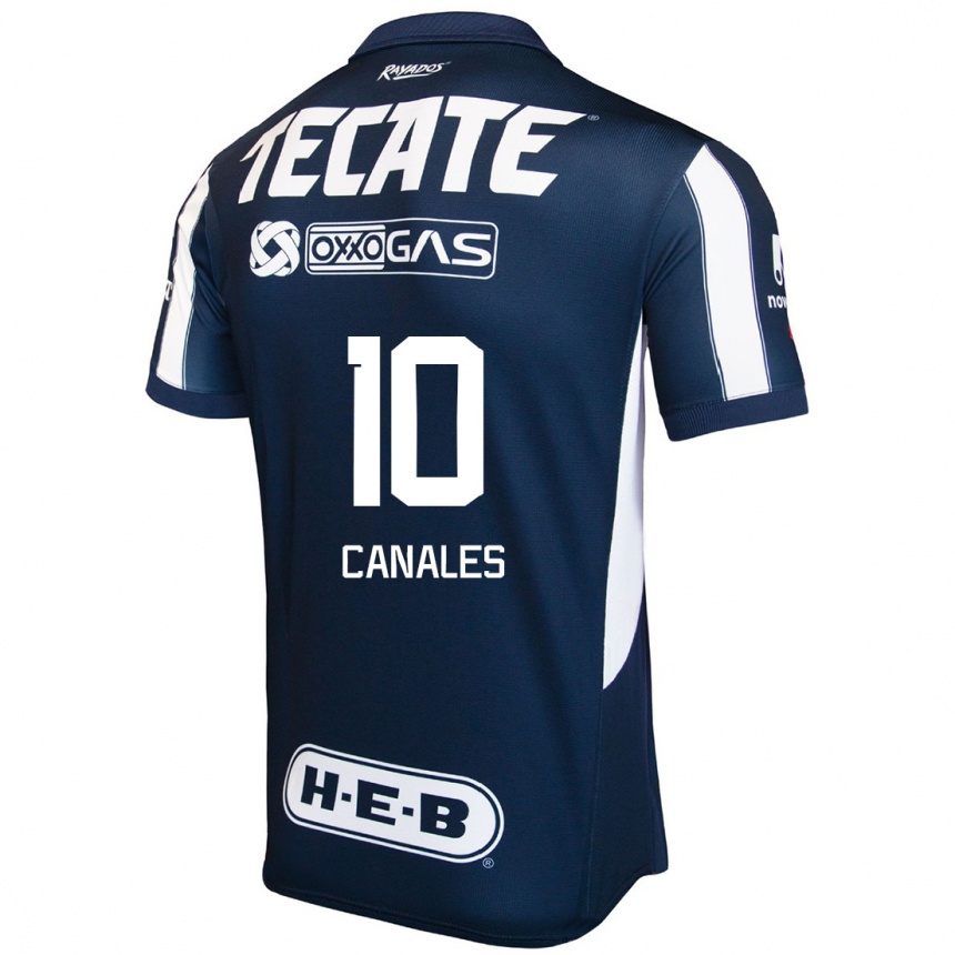 Kinder Fußball Sergio Canales #10 Blau Rot Weiß Heimtrikot Trikot 2024/25 T-Shirt Luxemburg