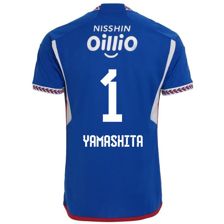 Kinder Fußball Shoma Yamashita #1 Blau Weiß Rot Heimtrikot Trikot 2024/25 T-Shirt Luxemburg