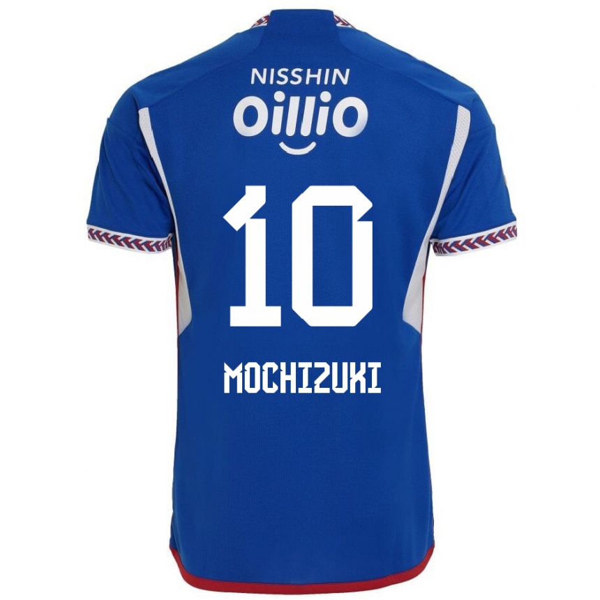 Kinder Fußball Kohei Mochizuki #10 Blau Weiß Rot Heimtrikot Trikot 2024/25 T-Shirt Luxemburg