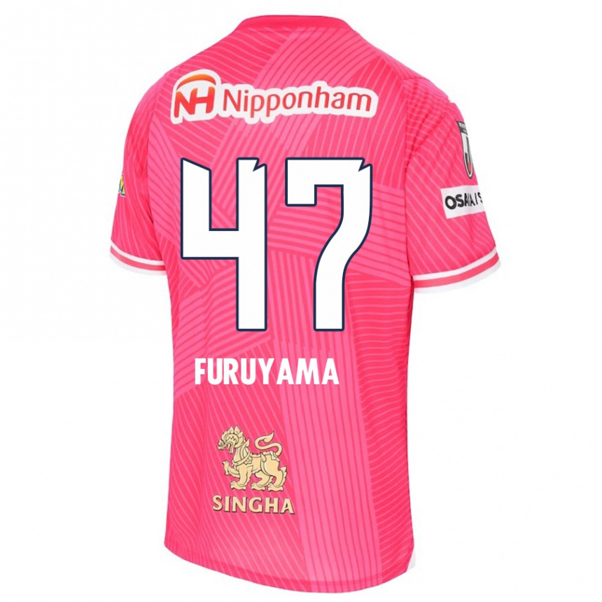 Kinder Fußball Kengo Furuyama #47 Rosa Weiß Heimtrikot Trikot 2024/25 T-Shirt Luxemburg