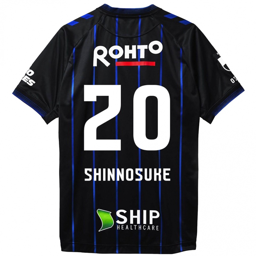 Kinder Fußball Shinnosuke Nakatani #20 Schwarz Blau Heimtrikot Trikot 2024/25 T-Shirt Luxemburg