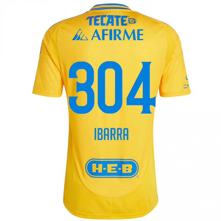 Kinder Fußball Luis Ibarra #304 Goldgelb Heimtrikot Trikot 2024/25 T-Shirt Luxemburg