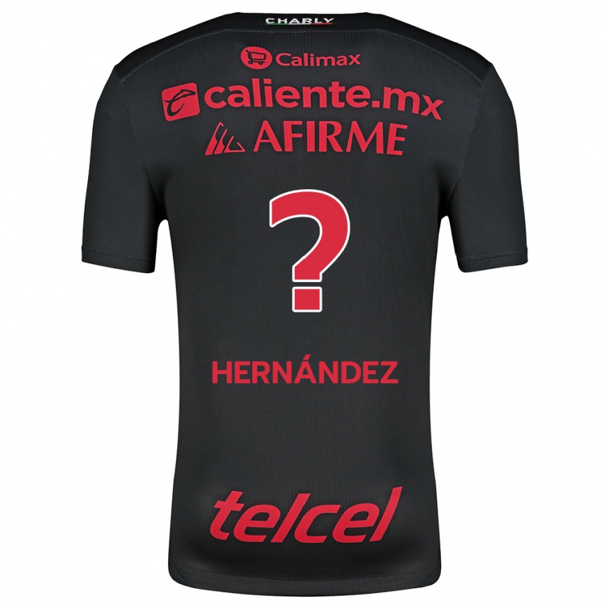 Kinder Fußball Betsiel Hernández #0 Schwarz Rot Heimtrikot Trikot 2024/25 T-Shirt Luxemburg