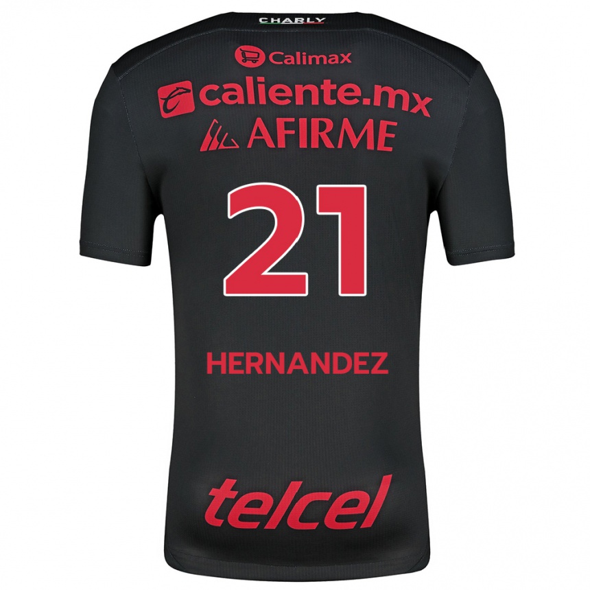 Kinder Fußball Inglis Hernández #21 Schwarz Rot Heimtrikot Trikot 2024/25 T-Shirt Luxemburg