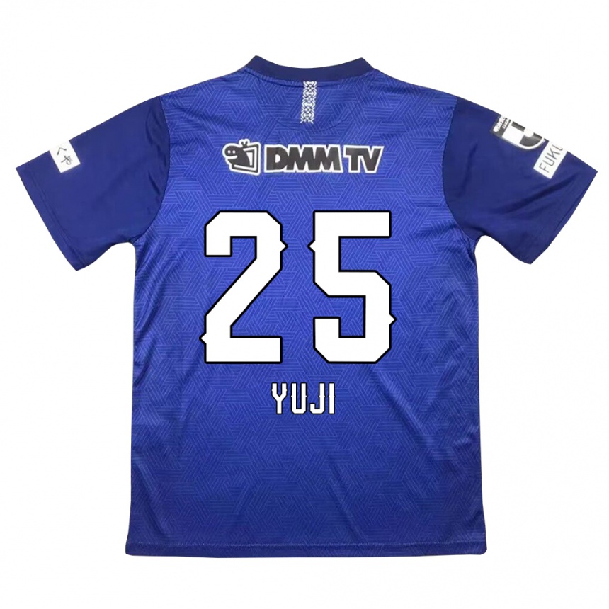 Kinder Fußball Yuji Kitajima #25 Dunkelblau Heimtrikot Trikot 2024/25 T-Shirt Luxemburg