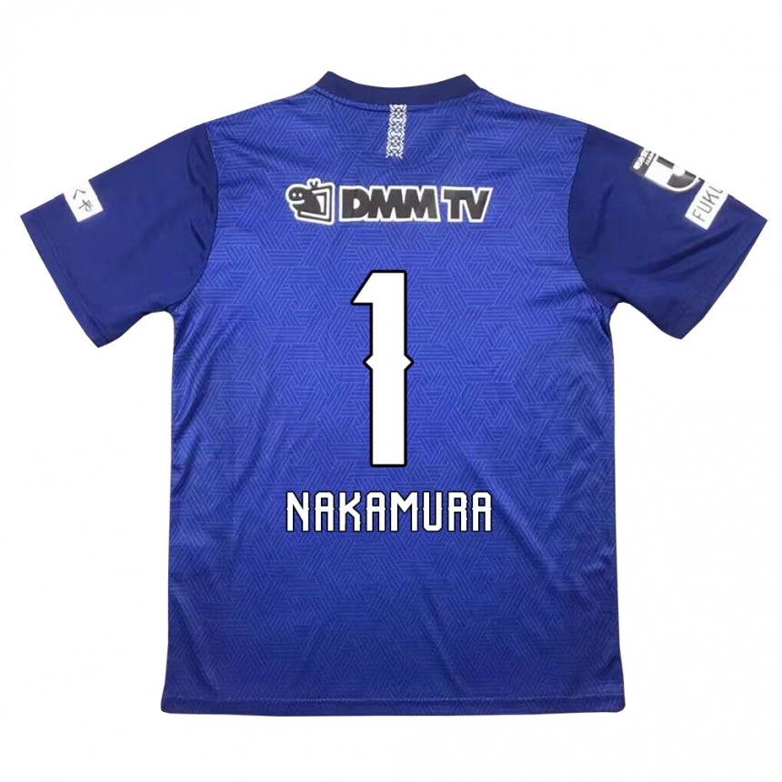 Kinder Fußball Seigo Nakamura #1 Dunkelblau Heimtrikot Trikot 2024/25 T-Shirt Luxemburg