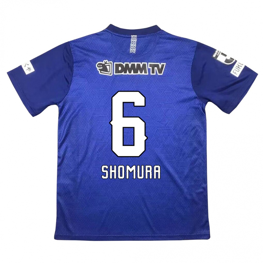 Kinder Fußball Tomoki Shomura #6 Dunkelblau Heimtrikot Trikot 2024/25 T-Shirt Luxemburg