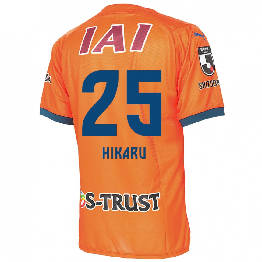 Kinder Fußball Hikaru Naruoka #25 Orange Blau Heimtrikot Trikot 2024/25 T-Shirt Luxemburg