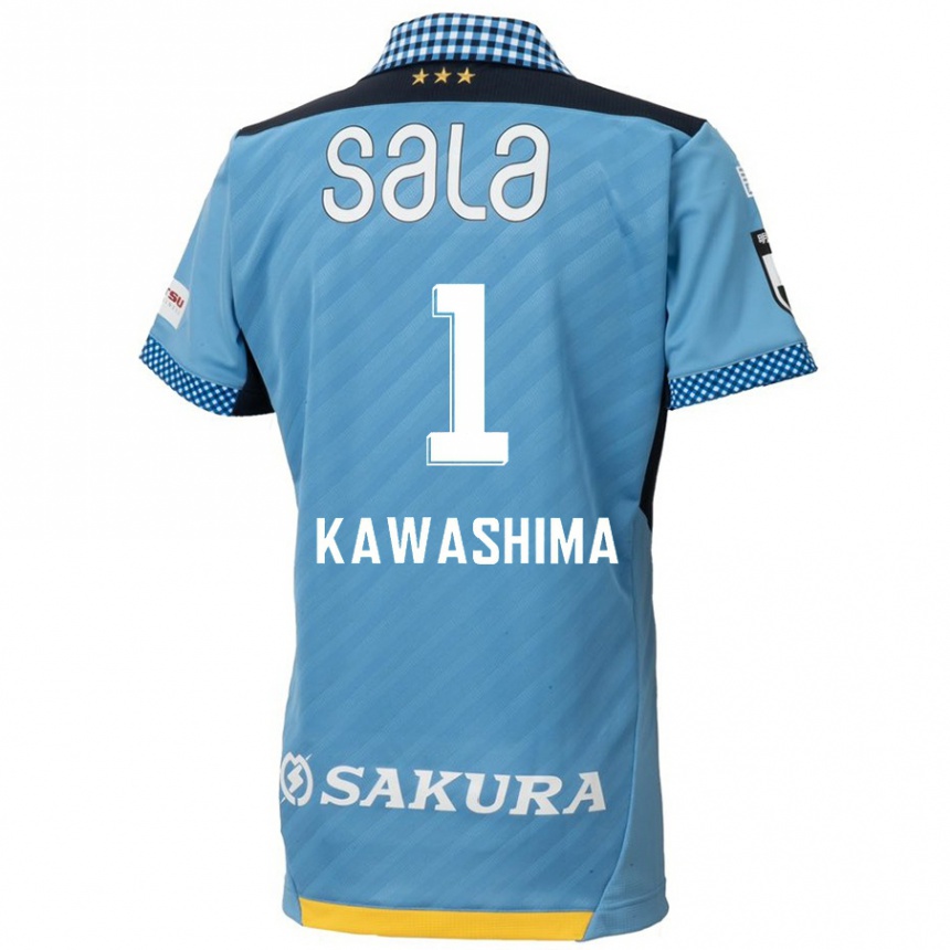 Kinder Fußball Eiji Kawashima #1 Blau Schwarz Heimtrikot Trikot 2024/25 T-Shirt Luxemburg