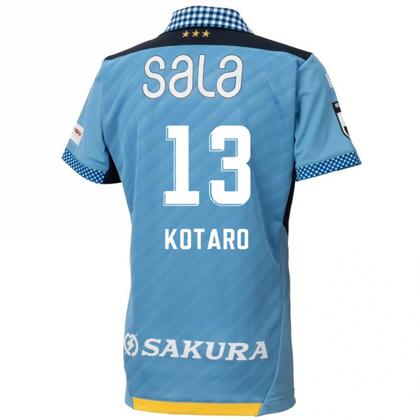 Kinder Fußball Kotaro Fujikawa #13 Blau Schwarz Heimtrikot Trikot 2024/25 T-Shirt Luxemburg