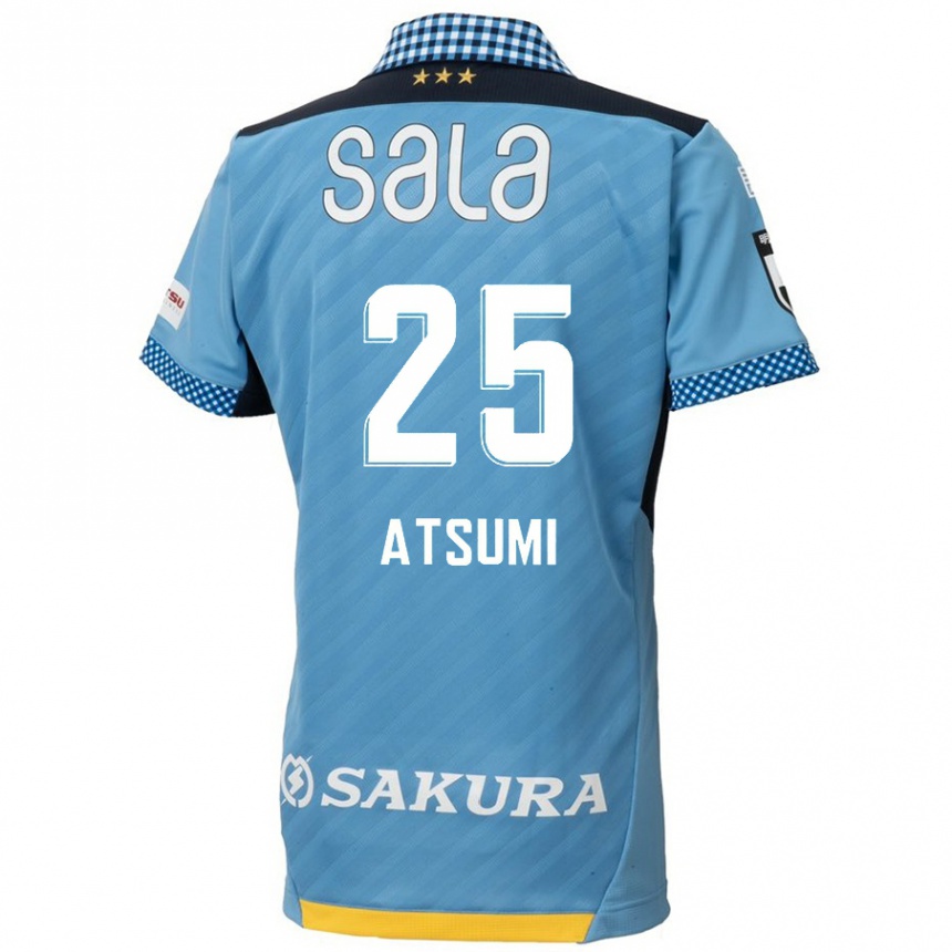 Kinder Fußball Keita Atsumi #25 Blau Schwarz Heimtrikot Trikot 2024/25 T-Shirt Luxemburg