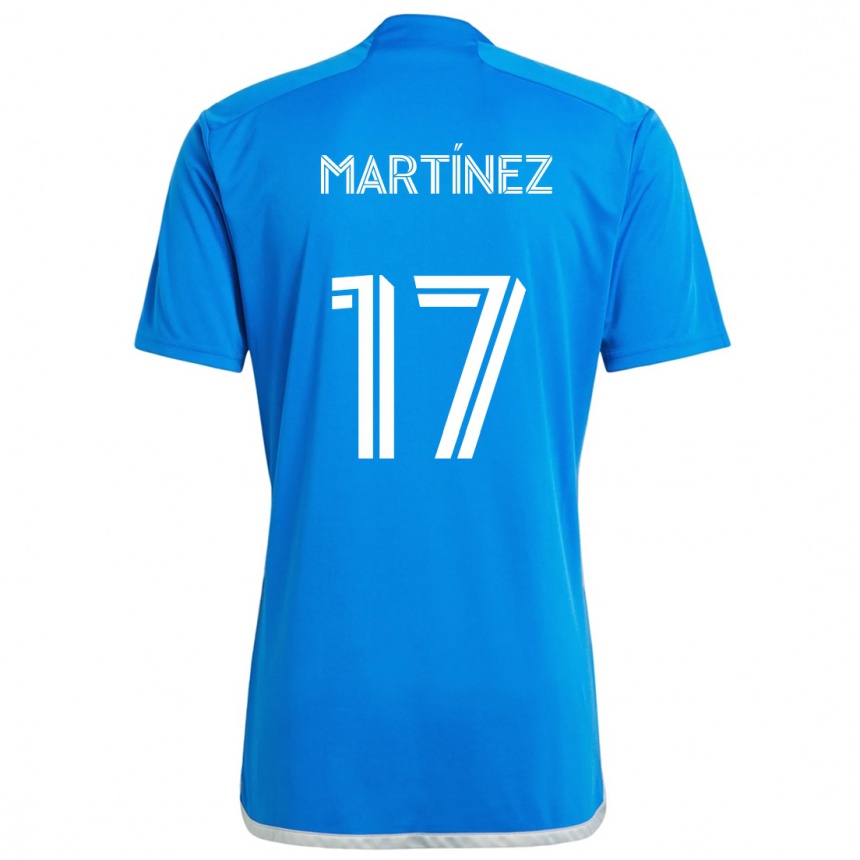 Kinder Fußball Josef Martínez #17 Blau Weiss Heimtrikot Trikot 2024/25 T-Shirt Luxemburg