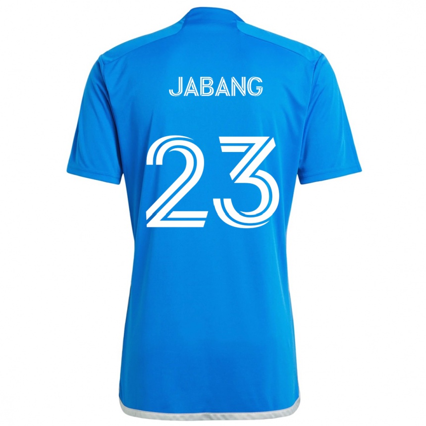 Kinder Fußball Ousman Jabang #23 Blau Weiss Heimtrikot Trikot 2024/25 T-Shirt Luxemburg