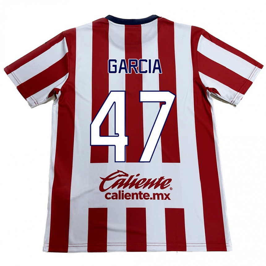 Kinder Fußball Gael García #47 Rot-Weiss Heimtrikot Trikot 2024/25 T-Shirt Luxemburg