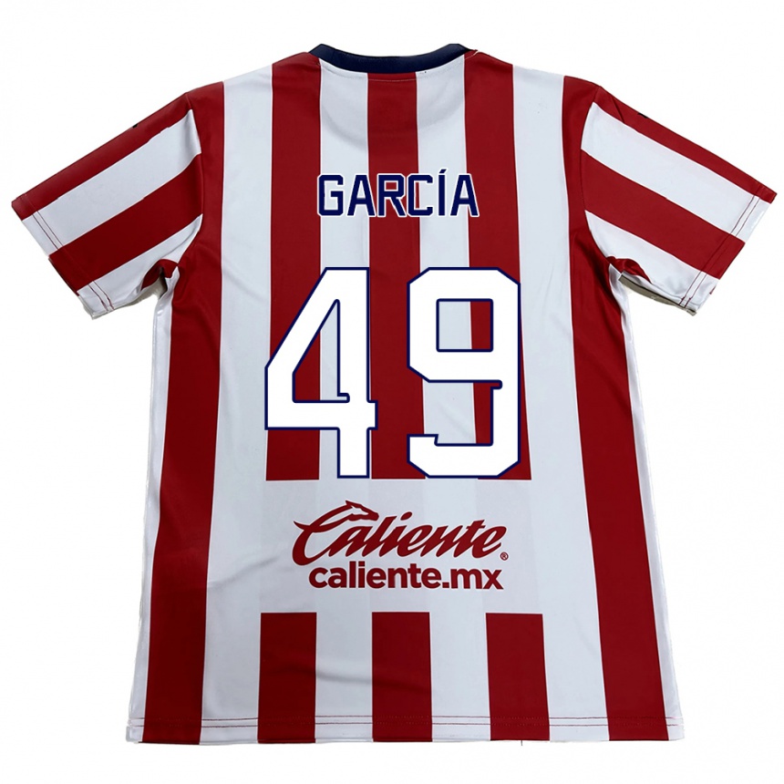 Kinder Fußball Gilberto García #49 Rot-Weiss Heimtrikot Trikot 2024/25 T-Shirt Luxemburg