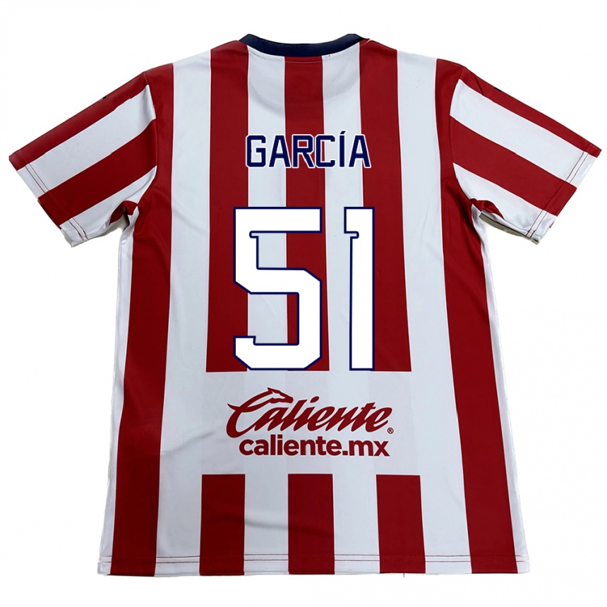 Kinder Fußball Eduardo García #51 Rot-Weiss Heimtrikot Trikot 2024/25 T-Shirt Luxemburg