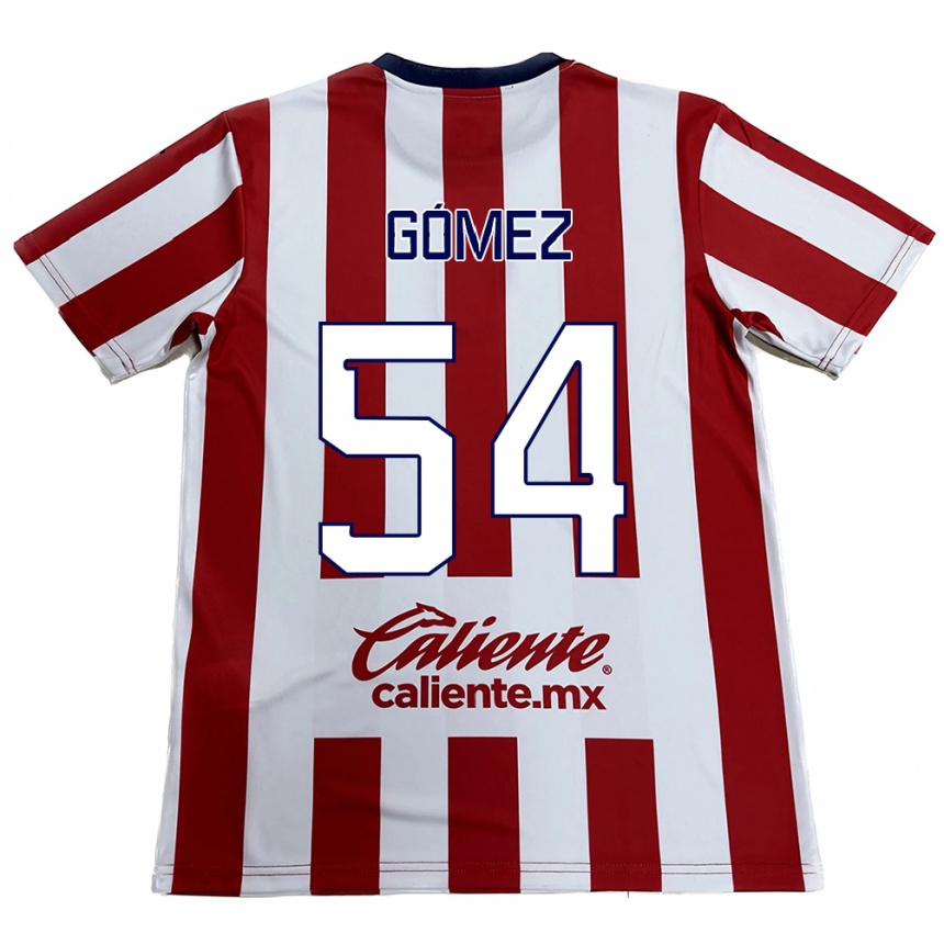 Kinder Fußball Miguel Gómez #54 Rot-Weiss Heimtrikot Trikot 2024/25 T-Shirt Luxemburg