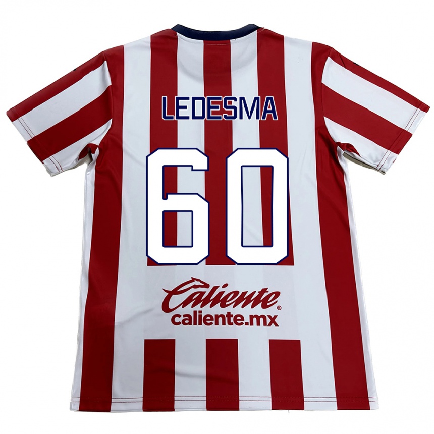 Kinder Fußball Luis Ledesma #60 Rot-Weiss Heimtrikot Trikot 2024/25 T-Shirt Luxemburg