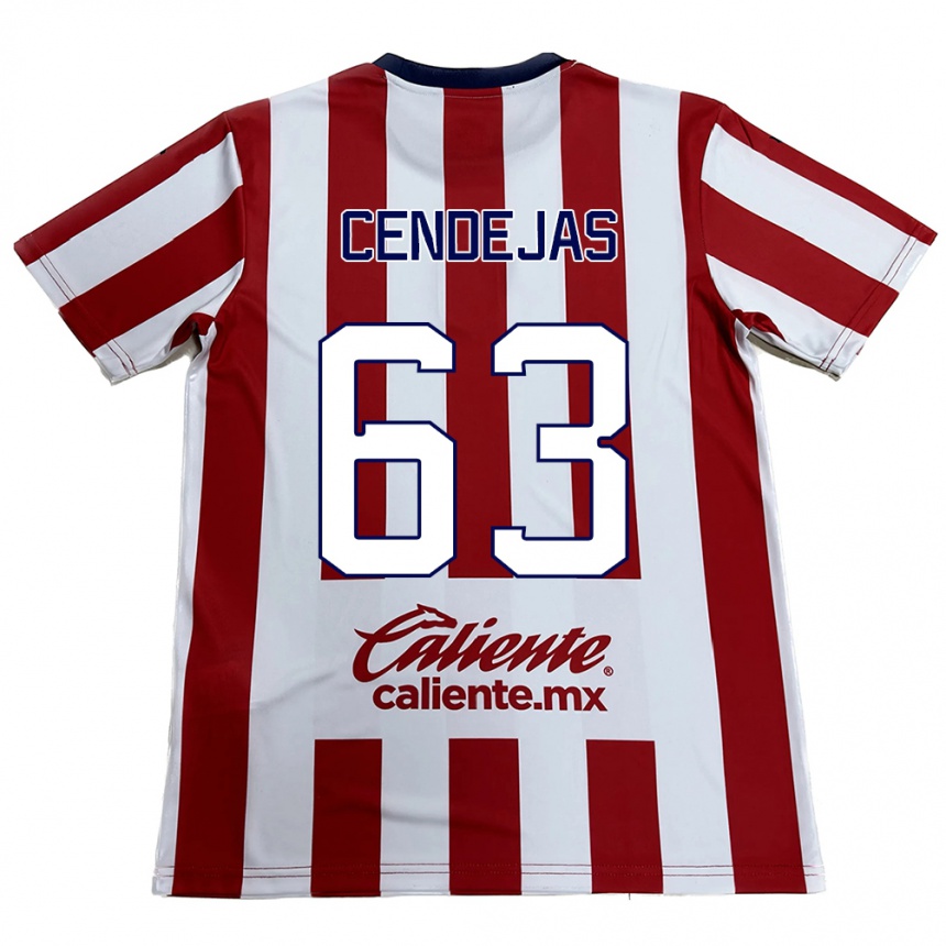 Kinder Fußball Matías Cendejas #63 Rot-Weiss Heimtrikot Trikot 2024/25 T-Shirt Luxemburg