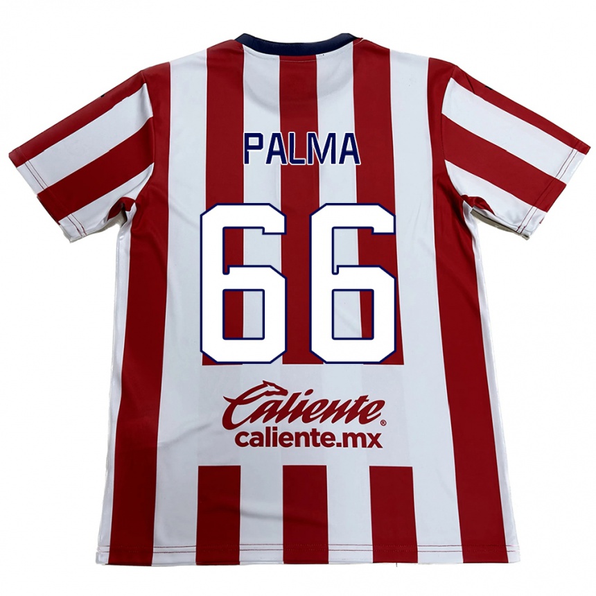 Kinder Fußball Arturo Palma #66 Rot-Weiss Heimtrikot Trikot 2024/25 T-Shirt Luxemburg