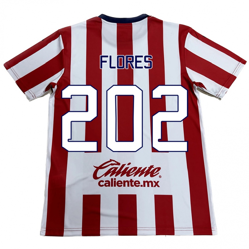 Kinder Fußball Daniel Flores #202 Rot-Weiss Heimtrikot Trikot 2024/25 T-Shirt Luxemburg