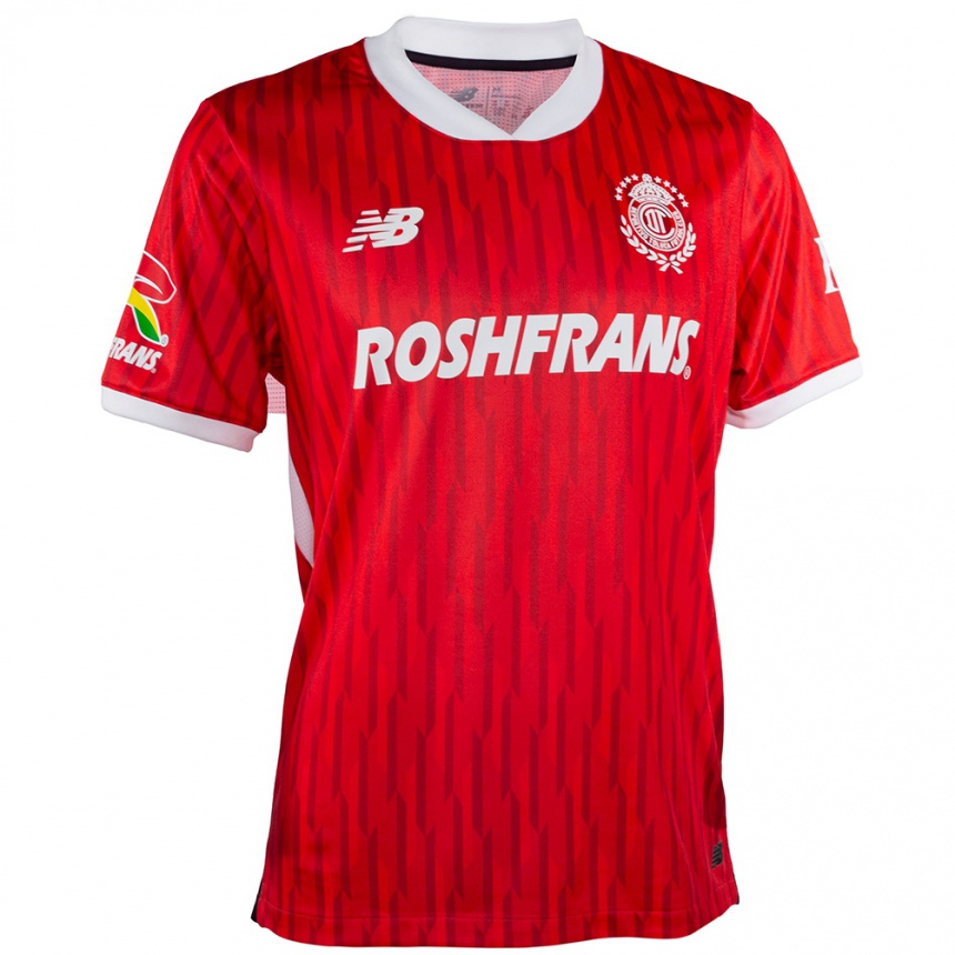 Kinder Fußball Santiago Rosales #206 Rot-Weiss Heimtrikot Trikot 2024/25 T-Shirt Luxemburg