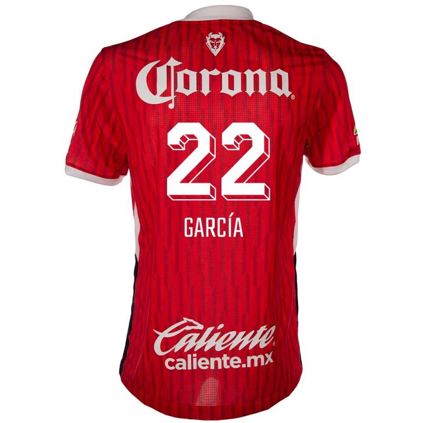 Kinder Fußball Luis García #22 Rot-Weiss Heimtrikot Trikot 2024/25 T-Shirt Luxemburg