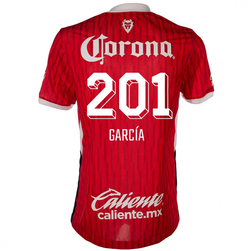 Kinder Fußball Eros García #201 Rot-Weiss Heimtrikot Trikot 2024/25 T-Shirt Luxemburg