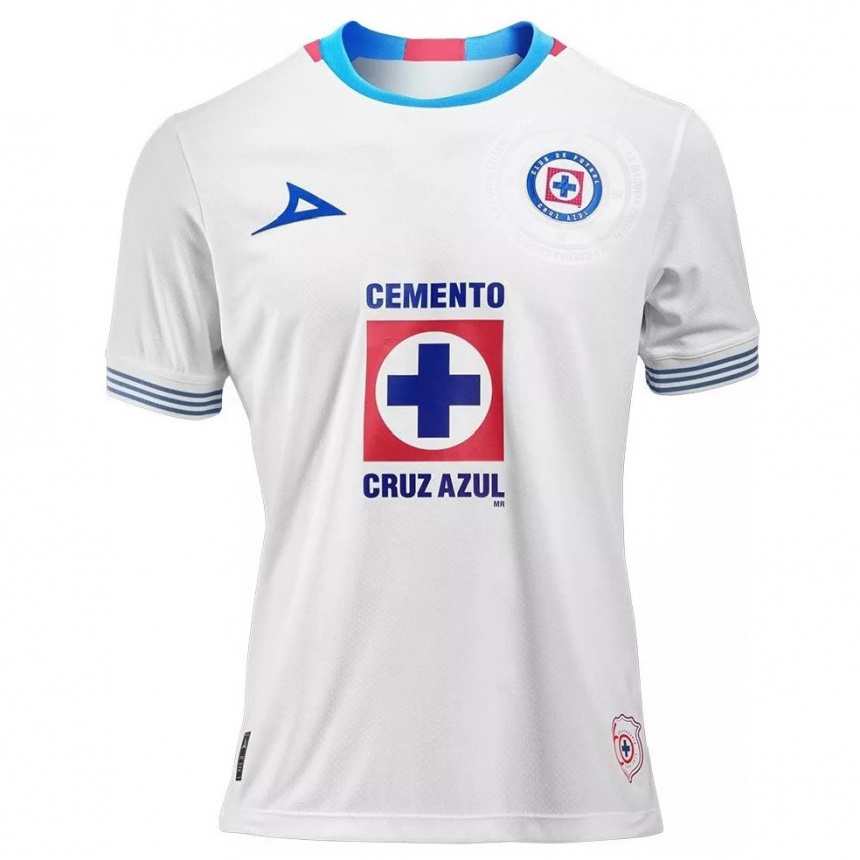 Kinder Fußball Mirelle Arciniega #6 Weiß Blau Auswärtstrikot Trikot 2024/25 T-Shirt Luxemburg