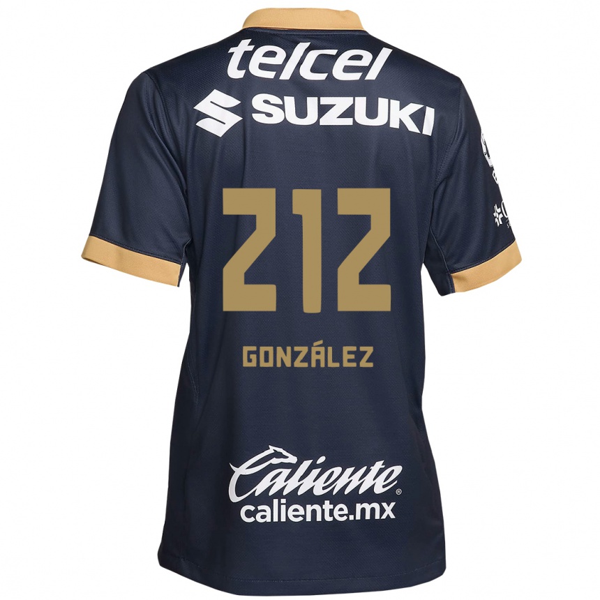 Kinder Fußball José González #212 Obsidian Gold Weiß Auswärtstrikot Trikot 2024/25 T-Shirt Luxemburg