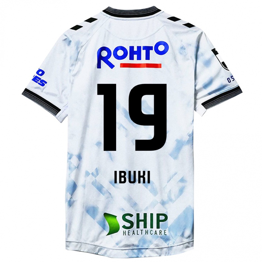 Kinder Fußball Ibuki Konno #19 Weiß Schwarz Auswärtstrikot Trikot 2024/25 T-Shirt Luxemburg