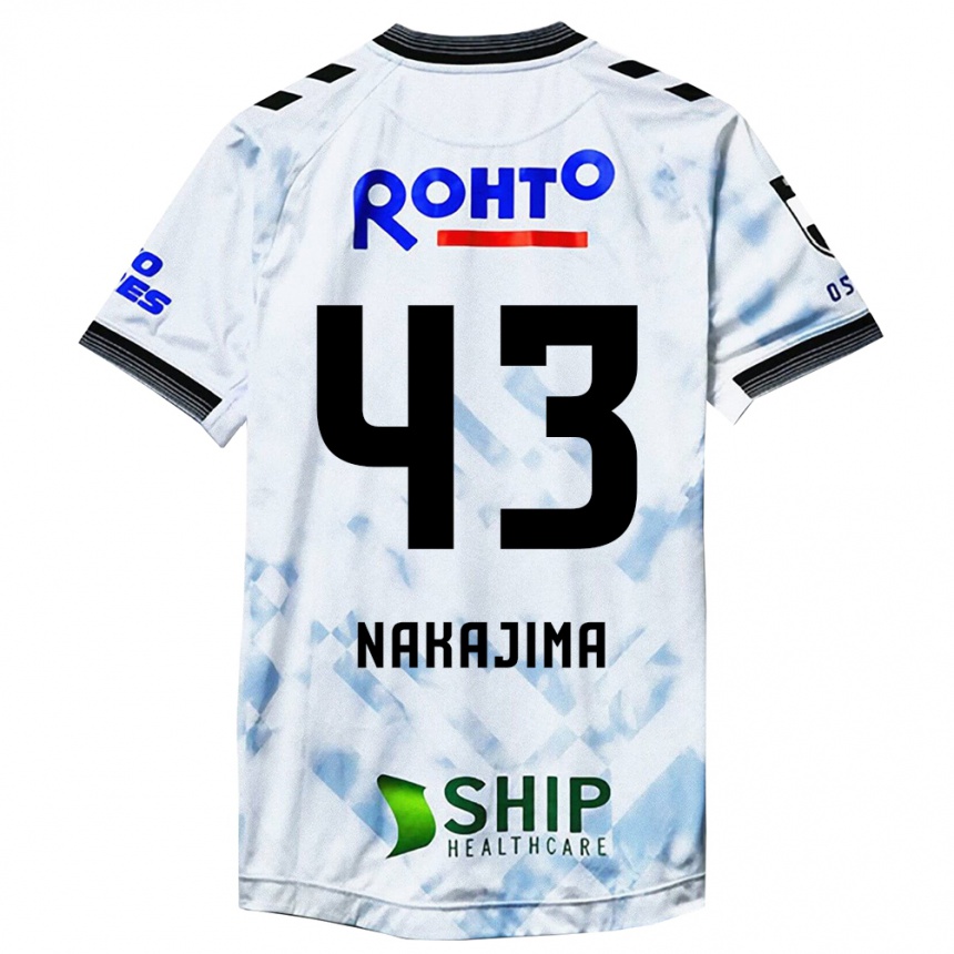 Kinder Fußball Yugo Nakajima #43 Weiß Schwarz Auswärtstrikot Trikot 2024/25 T-Shirt Luxemburg