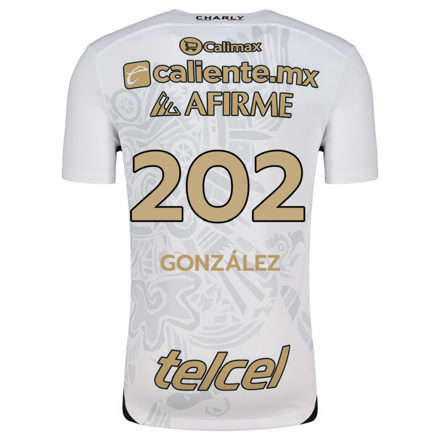 Kinder Fußball Joban González #202 Weiß Schwarz Auswärtstrikot Trikot 2024/25 T-Shirt Luxemburg