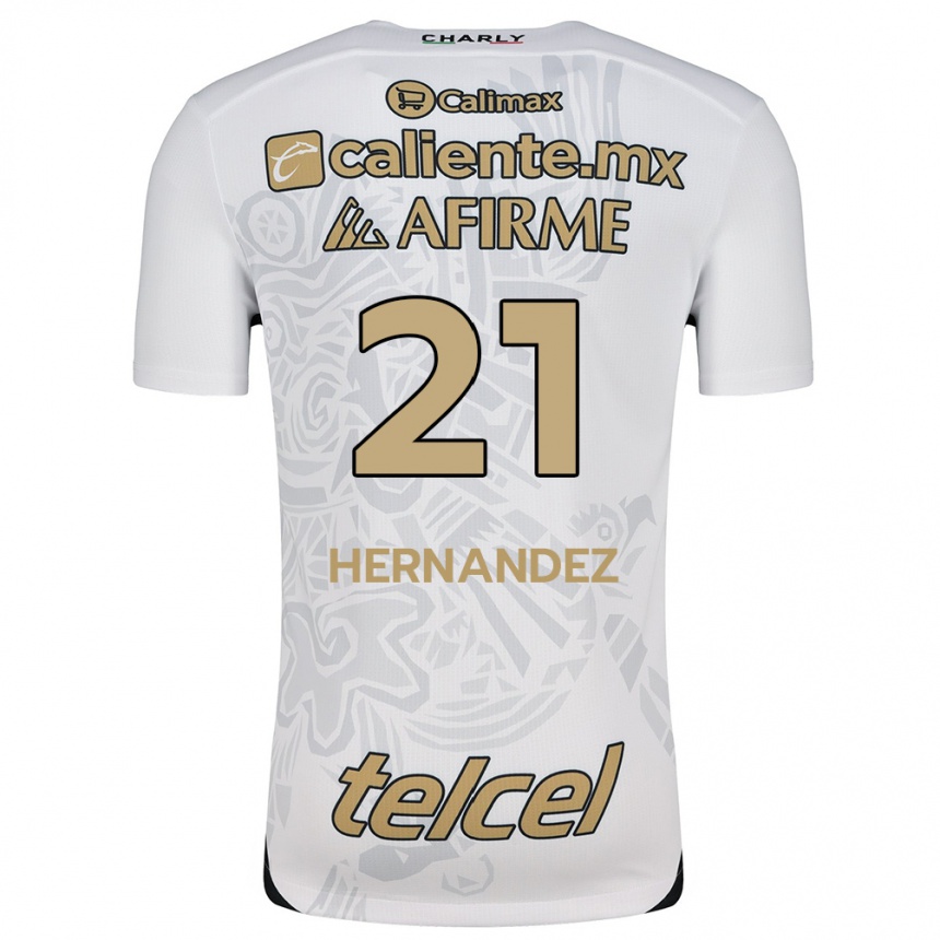 Kinder Fußball Inglis Hernández #21 Weiß Schwarz Auswärtstrikot Trikot 2024/25 T-Shirt Luxemburg