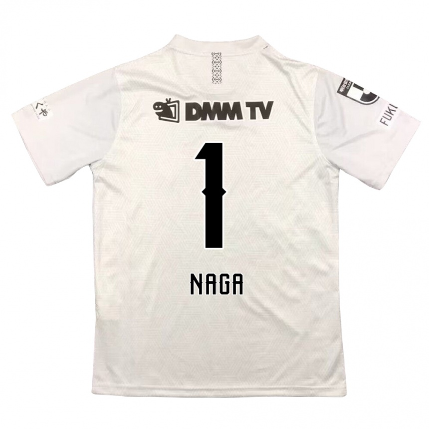 Kinder Fußball Takumi Nagaishi #1 Grauschwarz Auswärtstrikot Trikot 2024/25 T-Shirt Luxemburg