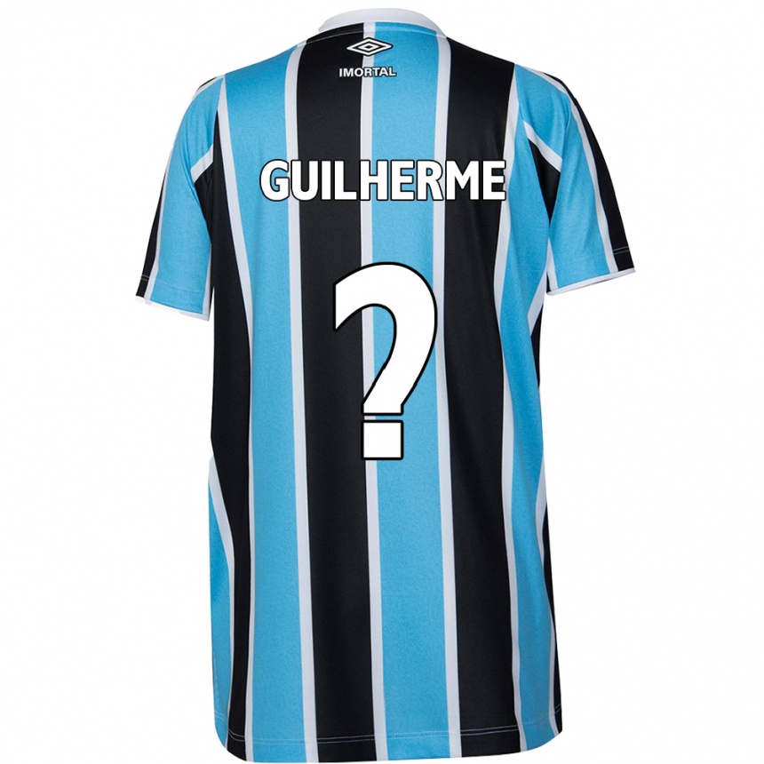 Herren Fußball Zé Guilherme #0 Blau Schwarz Weiß Heimtrikot Trikot 2024/25 T-Shirt Luxemburg