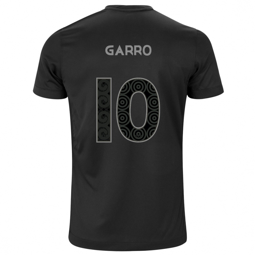 Herren Fußball Rodrigo Garro #10 Schwarz Auswärtstrikot Trikot 2024/25 T-Shirt Luxemburg