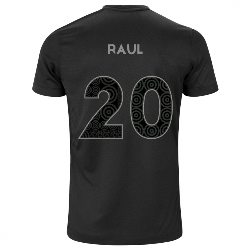 Herren Fußball Pedro Raul #20 Schwarz Auswärtstrikot Trikot 2024/25 T-Shirt Luxemburg