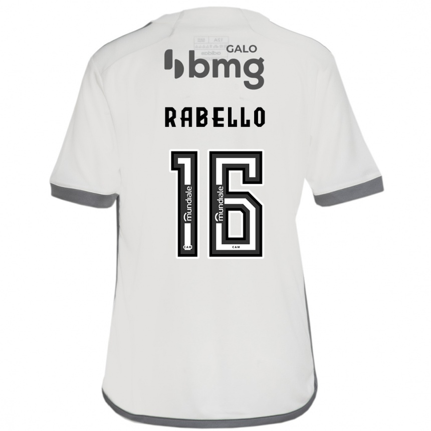 Herren Fußball Igor Rabello #16 Cremefarben Auswärtstrikot Trikot 2024/25 T-Shirt Luxemburg