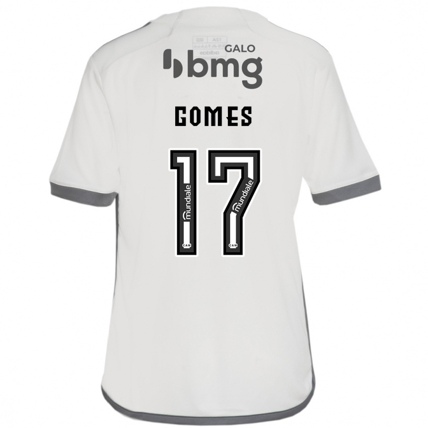 Herren Fußball Igor Gomes #17 Cremefarben Auswärtstrikot Trikot 2024/25 T-Shirt Luxemburg