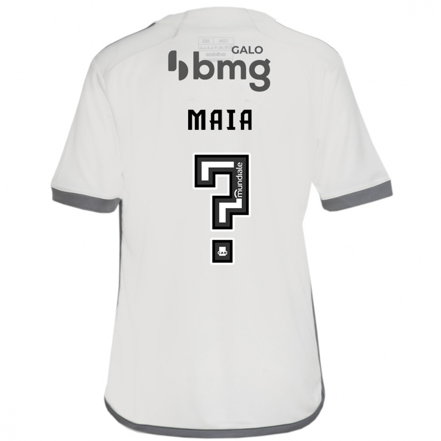 Herren Fußball Caio Maia #0 Cremefarben Auswärtstrikot Trikot 2024/25 T-Shirt Luxemburg