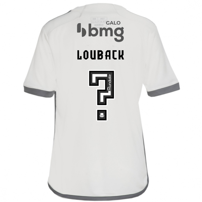 Herren Fußball Lucas Louback #0 Cremefarben Auswärtstrikot Trikot 2024/25 T-Shirt Luxemburg