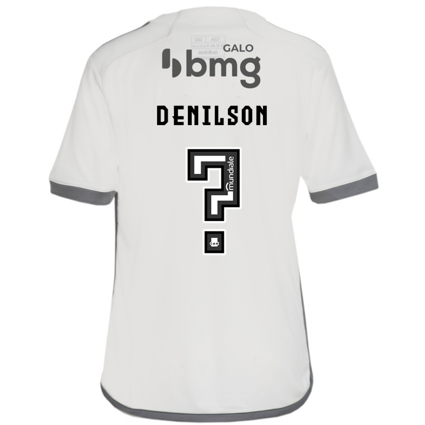 Herren Fußball Denilson #0 Cremefarben Auswärtstrikot Trikot 2024/25 T-Shirt Luxemburg