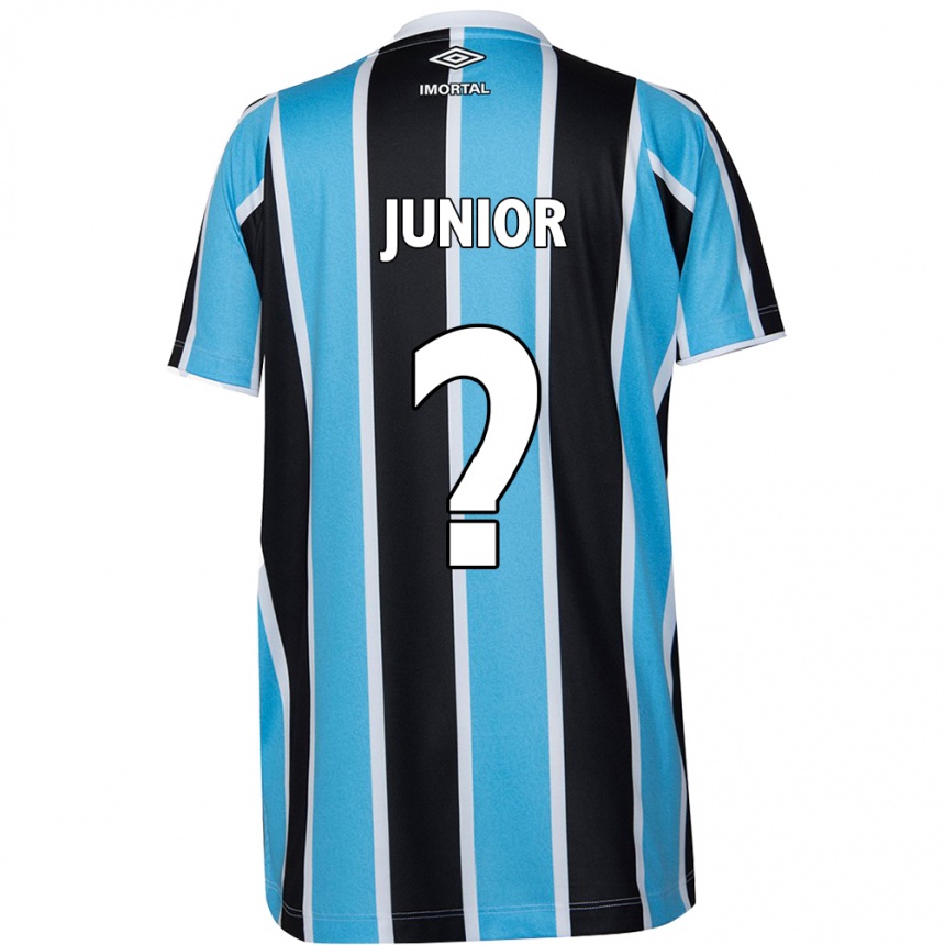 Damen Fußball Artur Junior #0 Blau Schwarz Weiß Heimtrikot Trikot 2024/25 T-Shirt Luxemburg