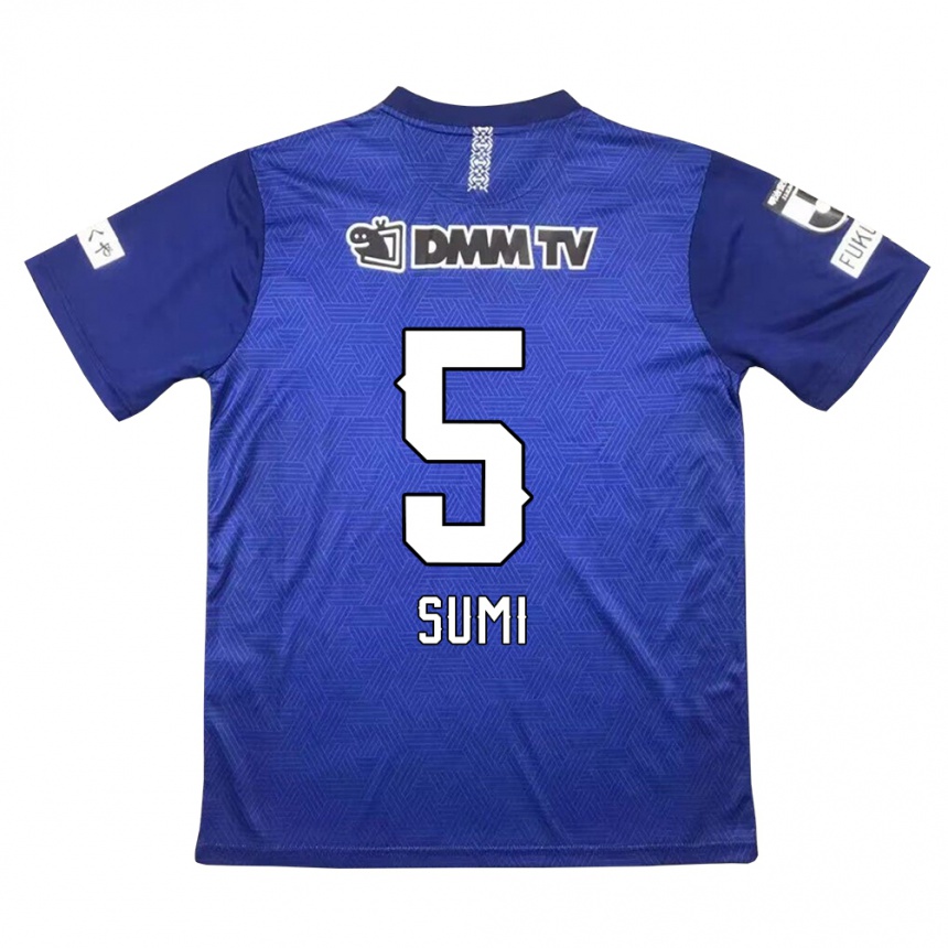 Damen Fußball Kotaro Sumi #5 Dunkelblau Heimtrikot Trikot 2024/25 T-Shirt Luxemburg